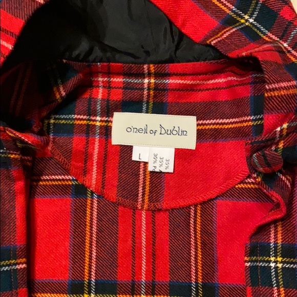 Child’s Wool Tartan Cape L - Picture 11 of 12